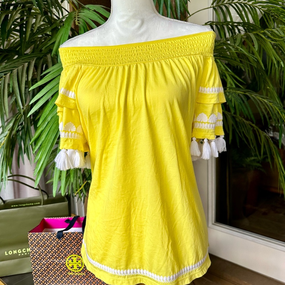 Lilly Pulitzer Off Shoulder Top